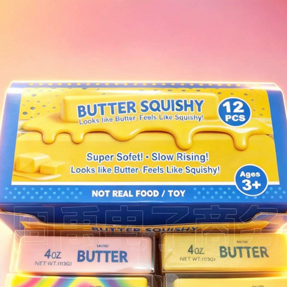 Butter Shape Squishy Toys Slow Rebound Stress Relief
