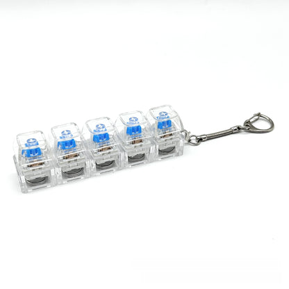 Transparent Mechanical Key Stress Relief Toy