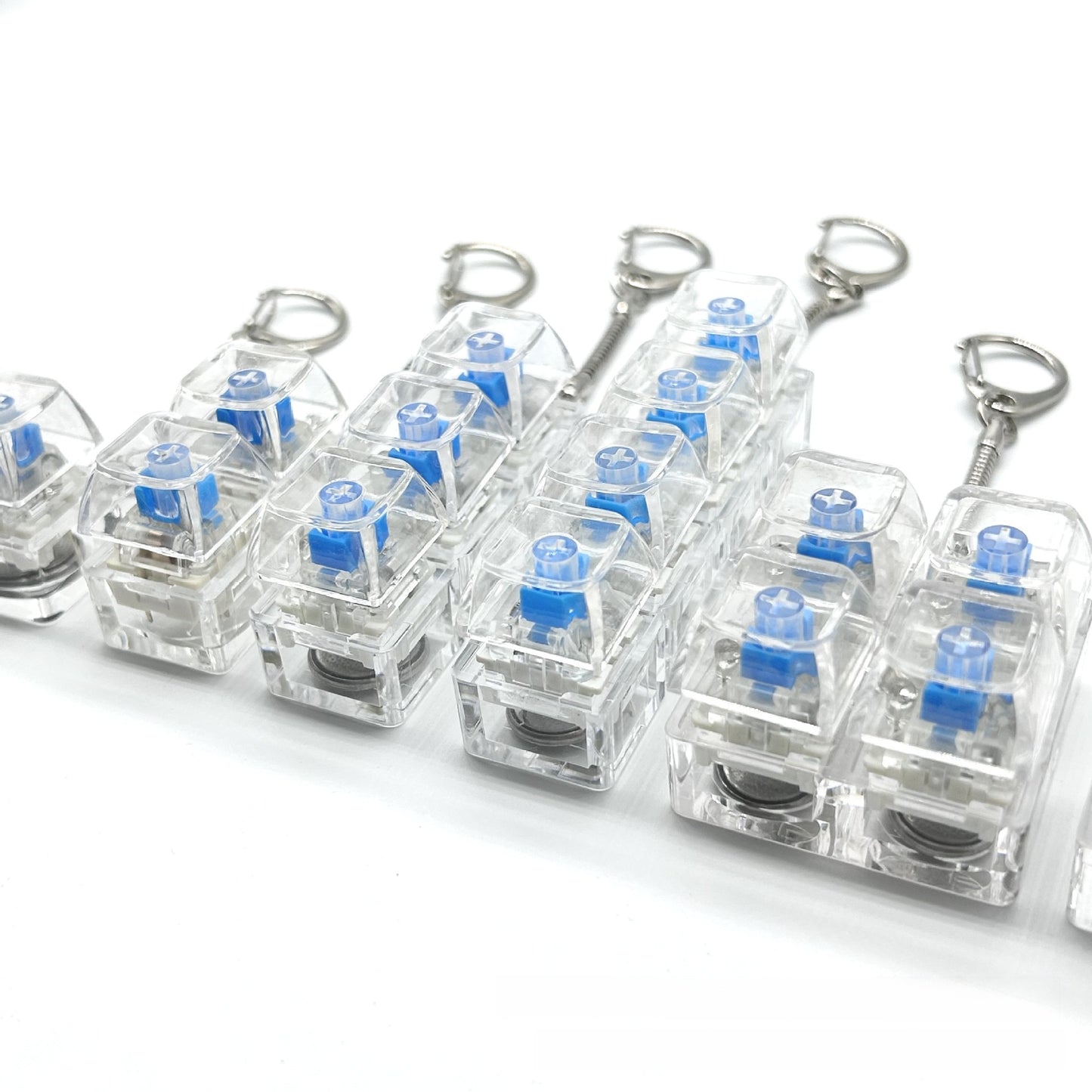 Transparent Mechanical Key Stress Relief Toy