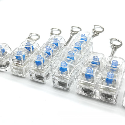Transparent Mechanical Key Stress Relief Toy