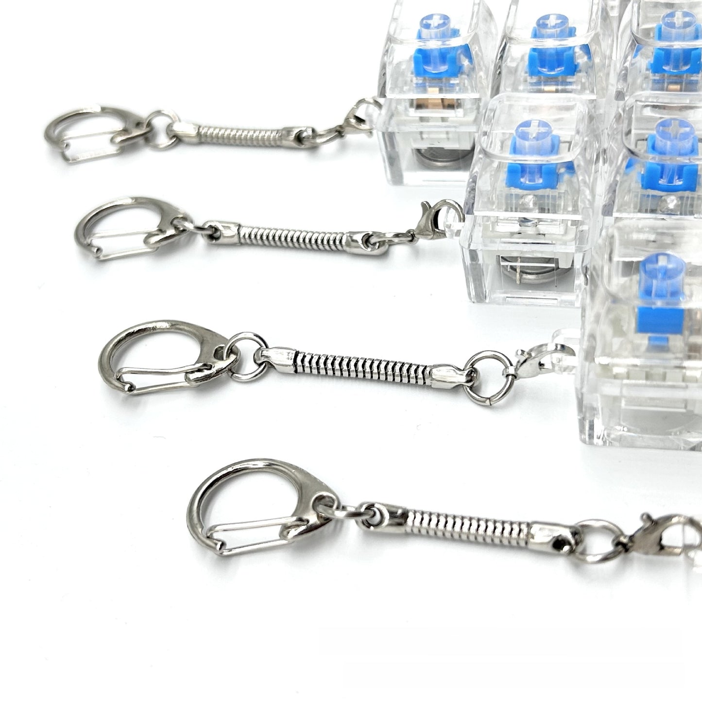 Transparent Mechanical Key Stress Relief Toy