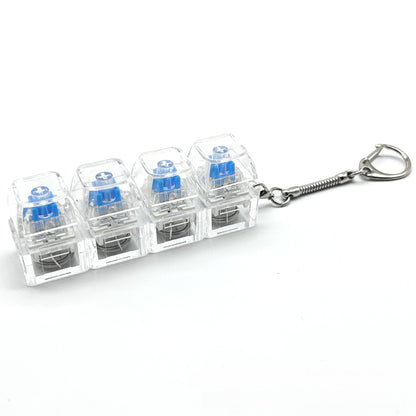 Transparent Mechanical Key Stress Relief Toy