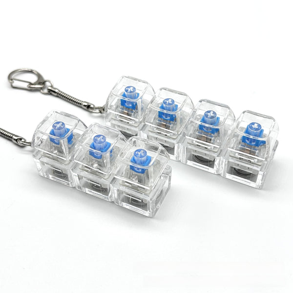 Clear Mechanical Key Fidget