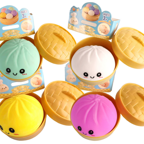 Expression Steamed Bun Squeeze Stress Relief Toy