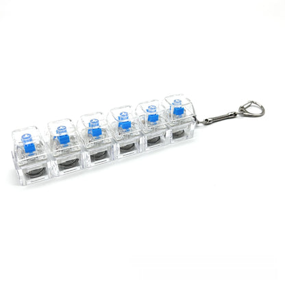 Transparent Mechanical Key Stress Relief Toy