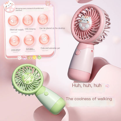 Mini Silent USB Rechargeable Desk Fan